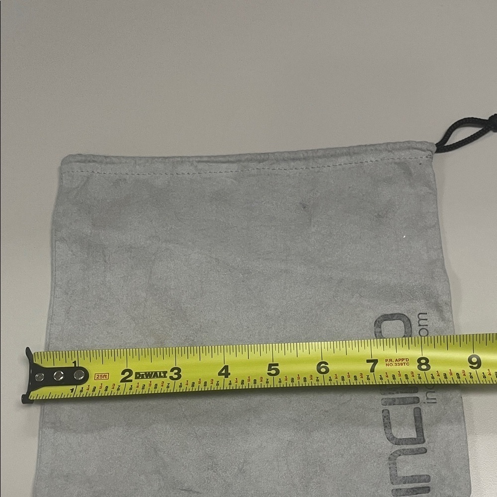 Incipio Light Gray Drawstring Pouch / Dust Bag - Picture 4 of 7
